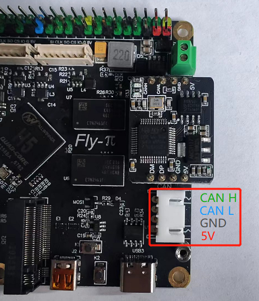 Fly_Pi CAN bus socket pins