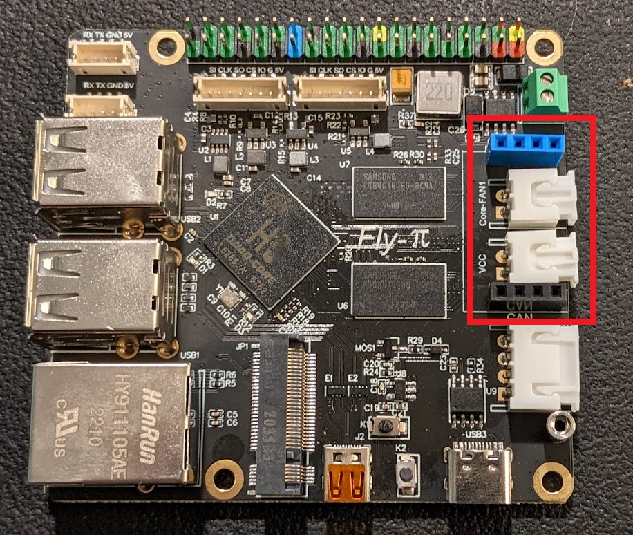 Fly_Pi CAN bus headers