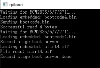 Rasberry Pi Boot Success