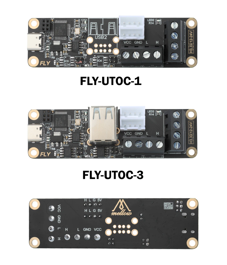 Fly UTOC1 and UTOC-3 boards